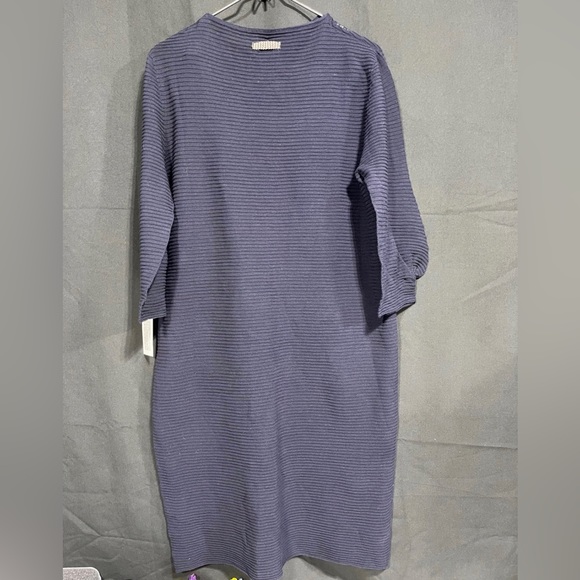 NWT brand New Archiviob Knitting Culture Navy Dress Women's Oversized Size Small - Picture 2 of 9